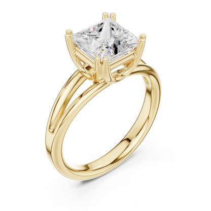 Split Band Diamond Ring