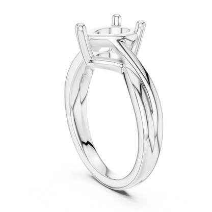 Ribbon Pear Diamond Ring