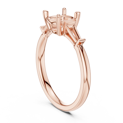 Tapered Vow Diamond Ring
