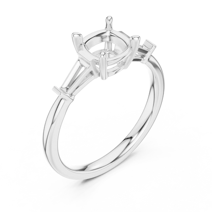 Tapered Vow Diamond Ring