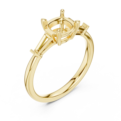 Tapered Vow Diamond Ring