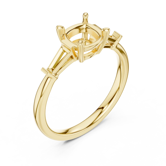 Tapered Vow Diamond Ring
