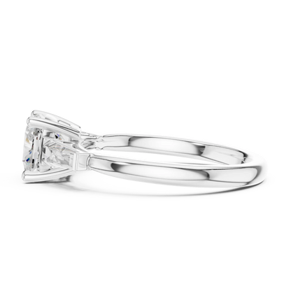 Tapered Vow Diamond Ring