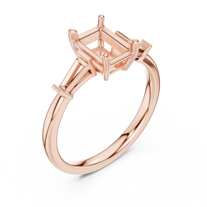 Tapered Reverie Diamond Ring