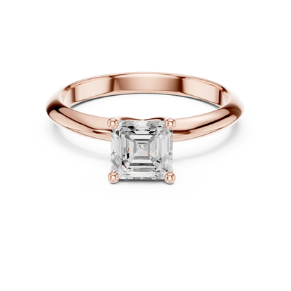 Octagon Diamond Ring