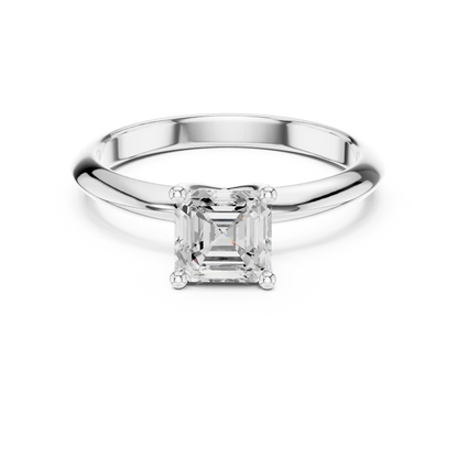 Octagon Diamond Ring