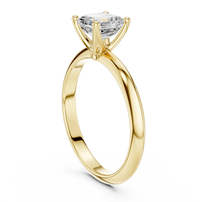 Octagon Diamond Ring