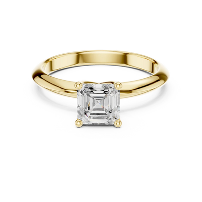 Octagon Diamond Ring