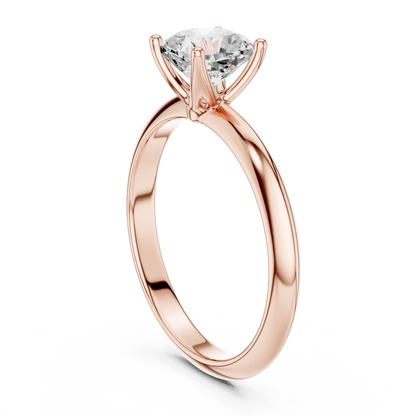 Cushion Crest Diamond Ring