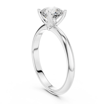 Cushion Crest Diamond Ring