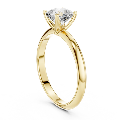 Cushion Crest Diamond Ring