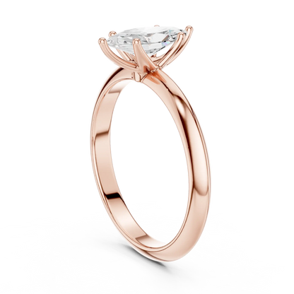 Slim Points Diamond Ring