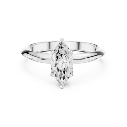 Slim Points Diamond Ring