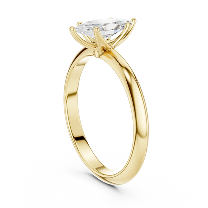 Slim Points Diamond Ring