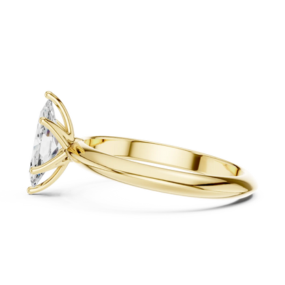 Slim Points Diamond Ring