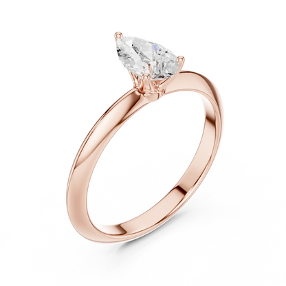 Quiet Drop Diamond Ring