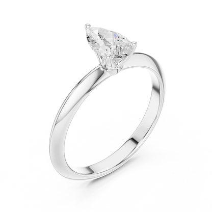 Quiet Drop Diamond Ring