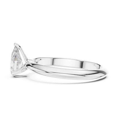 Quiet Drop Diamond Ring