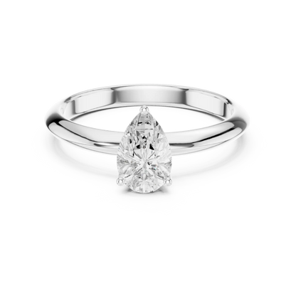 Quiet Drop Diamond Ring