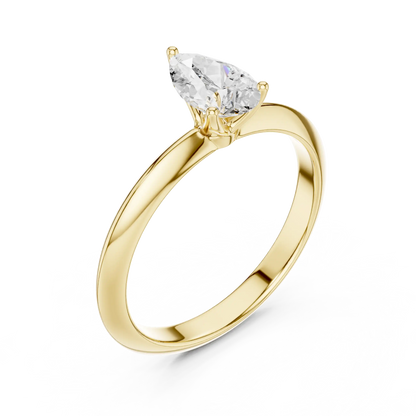 Quiet Drop Diamond Ring