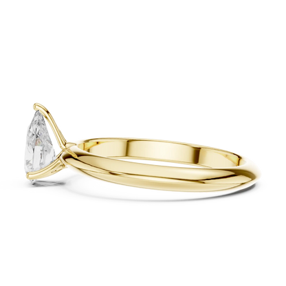 Quiet Drop Diamond Ring