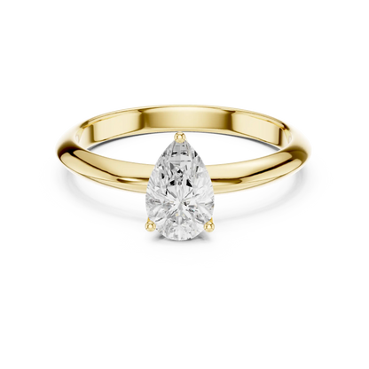 Quiet Drop Diamond Ring
