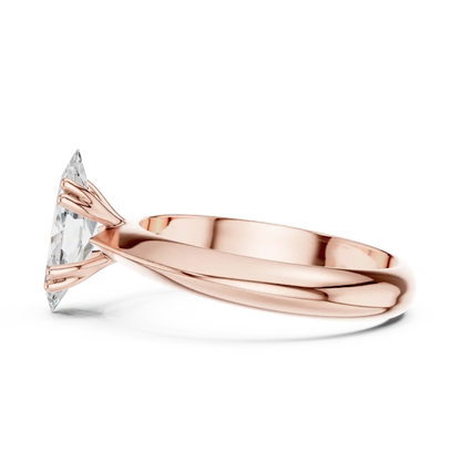 Slender Blade Diamond Ring