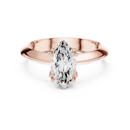 Slender Blade Diamond Ring
