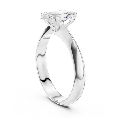 Slender Blade Diamond Ring