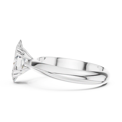 Slender Blade Diamond Ring