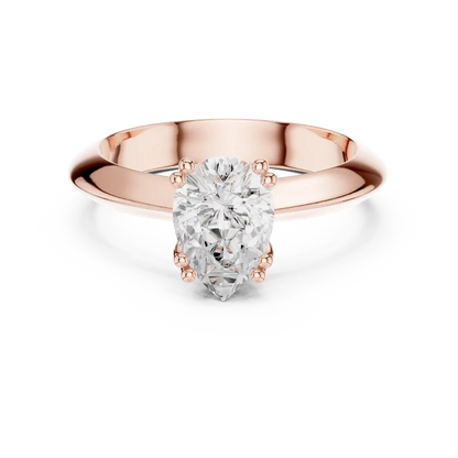 Pear Whisper Vow Diamond Ring