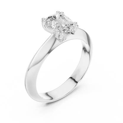 Pear Whisper Vow Diamond Ring