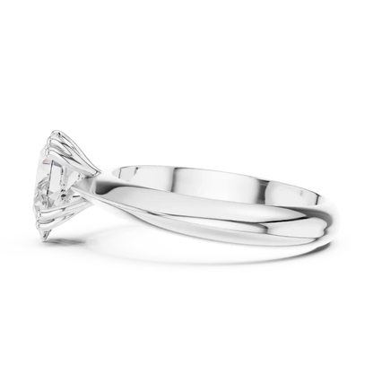 Pear Whisper Vow Diamond Ring