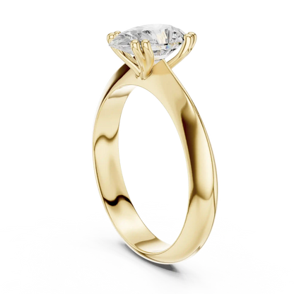 Pear Whisper Vow Diamond Ring