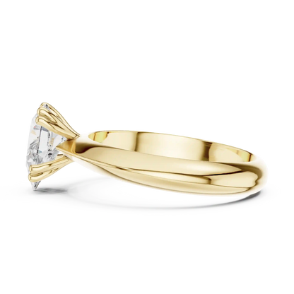Pear Whisper Vow Diamond Ring