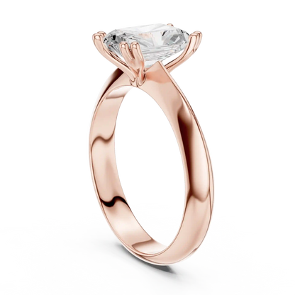 Twin Rivulet Diamond Ring