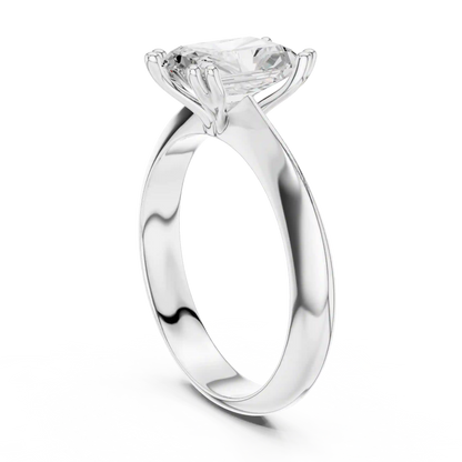 Twin Rivulet Diamond Ring