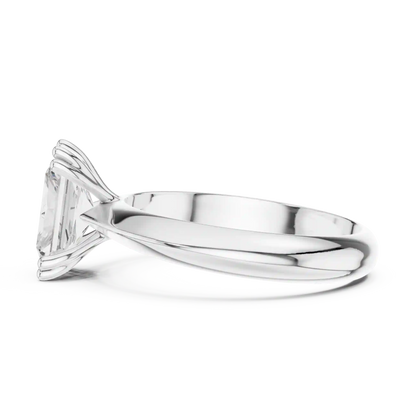 Twin Rivulet Diamond Ring