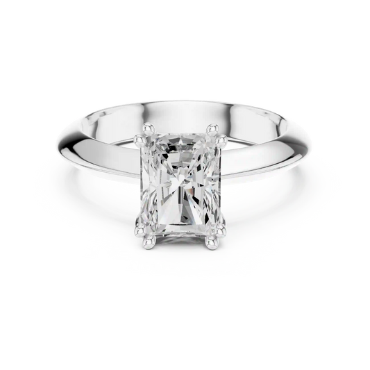 Clean Edge Diamond Ring