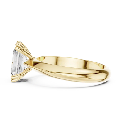 Twin Rivulet Diamond Ring