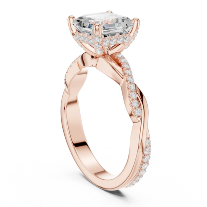 Ascher Twine Diamond Ring