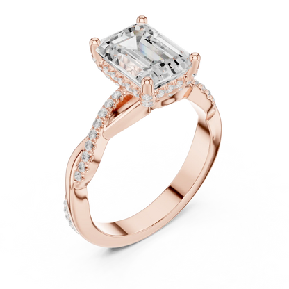 Emeralynne Twist Diamond Ring