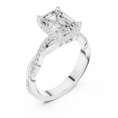 Emeralynne Twist Diamond Ring