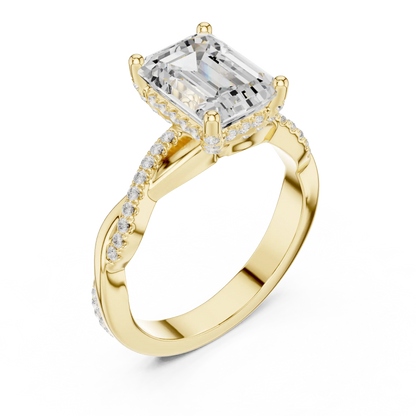 Emeralynne Twist Diamond Ring