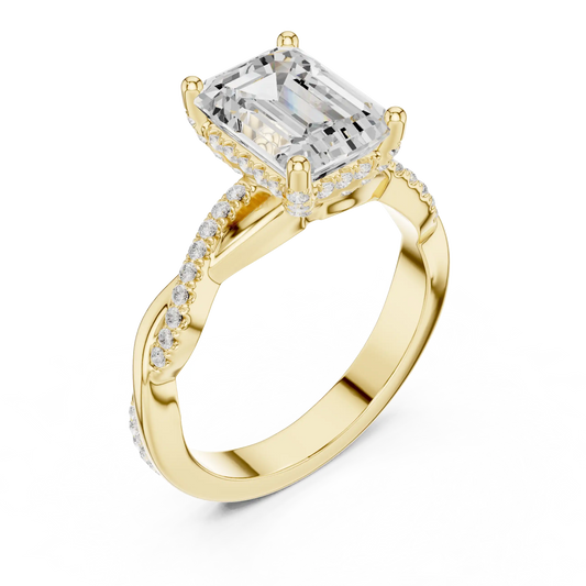 Emeralynne Twist Diamond Ring