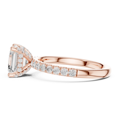 Asscherine Diamond Ring