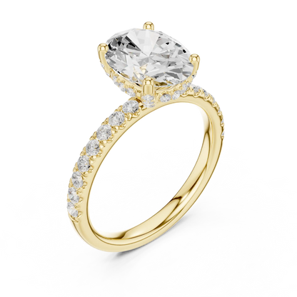 Ovalina Vale Diamond Ring