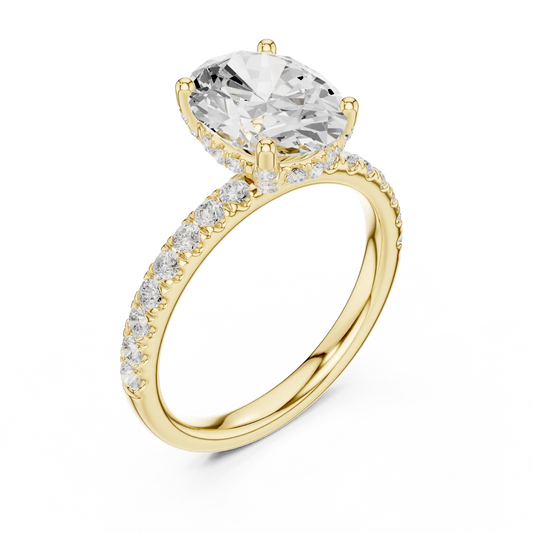Ovalina Vale Diamond Ring