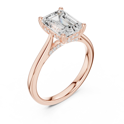 Hidden Spark Diamond Ring