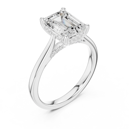 Hidden Spark Diamond Ring